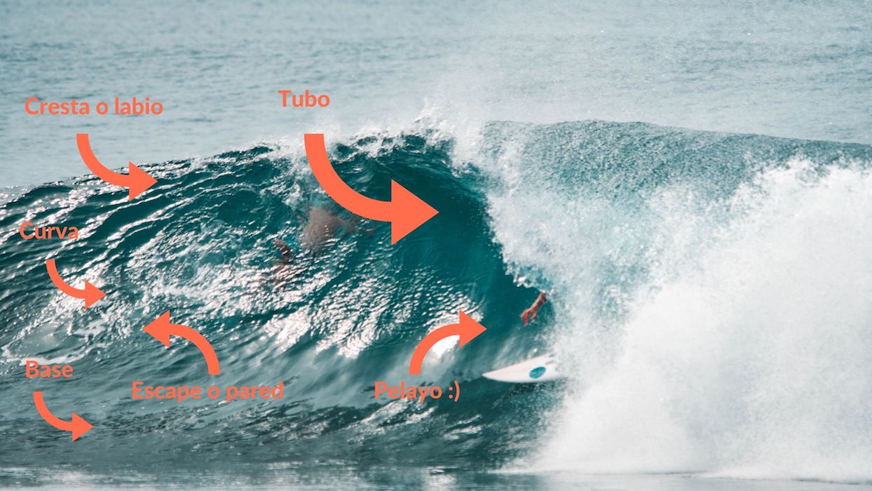 olas en el surf