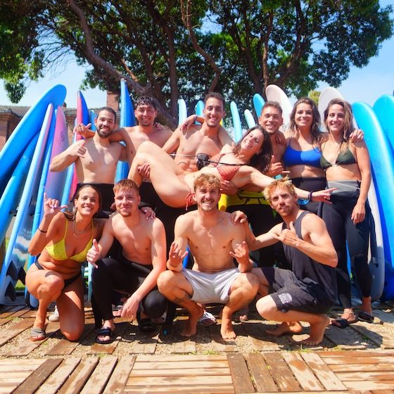 Imagen del Surf Camp de Horizon en Salinas, Asturias
